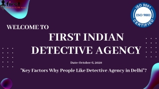 Key Factors Why People Like Detective Agency in Delhi