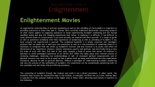 Enlightenment Movies