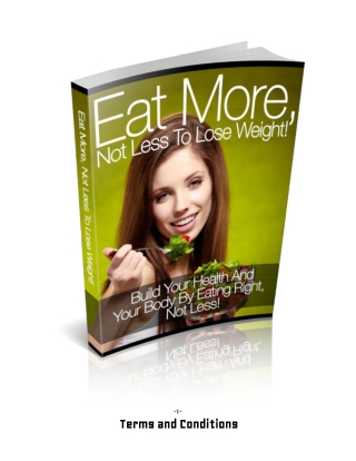 Would You Like to Know Exactly What to Eat to Lose Fat