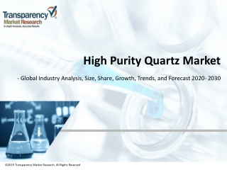 High Purity Quartz Market | Global Industry Report, 2030