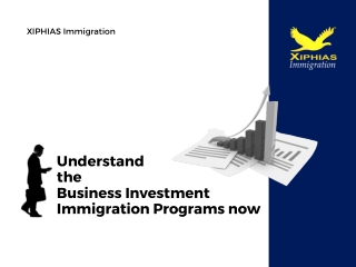 Understand the Business Investment Immigration Programs now