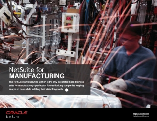 Netsuite For Manufacturing