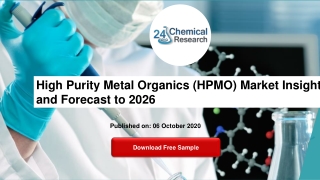 High Purity Metal Organics (HPMO) Market Insights and Forecast to 2026