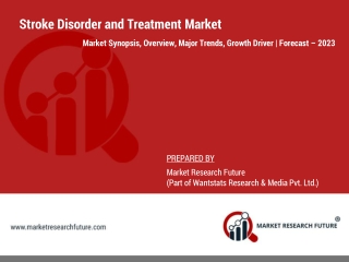 Stroke Disorder and Treatment Market Analysis, Regional and Segmental Share | Forecast – 2023