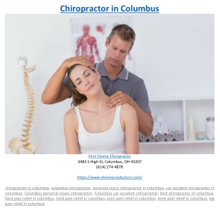 Chiropractor in Columbus