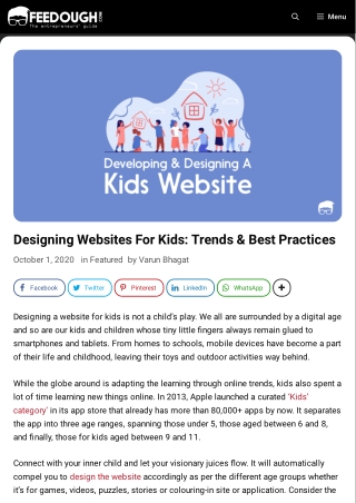 Designing Websites For Kids: Trends & Best Practices