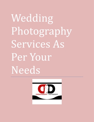 Wedding Photography Services Orlando