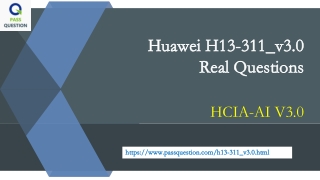 HCIA-AI V3.0 H13-311_v3.0 Study Material