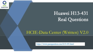 HCIE-Data Center (Written) V2.0 H13-431 Study Material