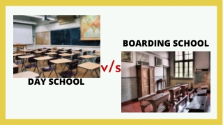 Day school vs Boarding school