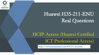 HCIP-Access H35-211-ENU Study Material