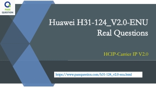 HCIP-Carrier IP V2.0 H31-124_V2.0-ENU Study Material