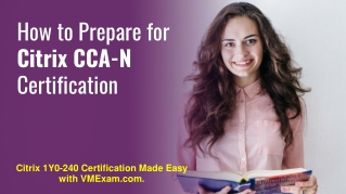 Prepare for Citrix Certified Associate - Networking (1Y0-240) Certification Exam