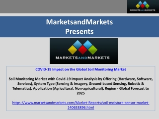 COVID-19 Impact on the Global Soil Monitoring Market