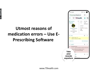 Use E-Prescribing Software 