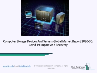 2020 Impact Of Covid-19 On The Computer Storage Devices And Servers Market Growth And Trends