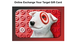 Online Exchange Your Target Gift Card