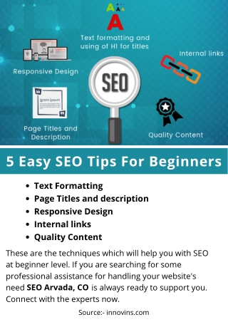 5 Easy SEO Tips For Beginners