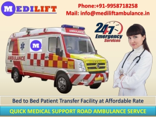 Safest Ambulance Service in Saguna More and Rajendra Nagar Patna