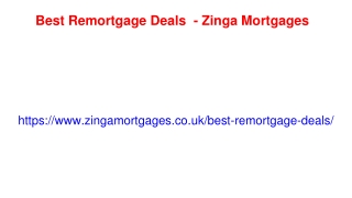 Best Remortgage Deals With No Fees | Compare Remortgage Rates | Zinga Mortgages