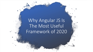 Why Angular Is The Most Useful Framework In 2020