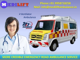 Use Medilift Ambulance Service in Kankarbagh and Bihta with Medical Team