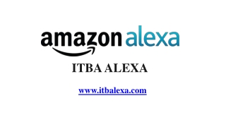 Amazon Alexa App - ITBA ALexa