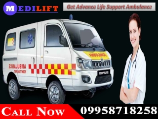 Great solution available by Medilift Ground Ambulance Service in Kidwaipuri and Anishabad