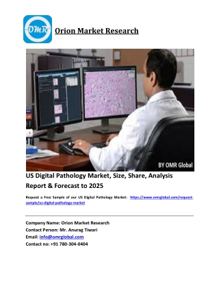US Digital Pathology Market Size, Industry Trends, Share and Forecast 2019-2025