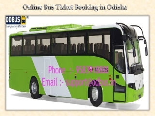 Online Bus Ticket Booking in Odisha