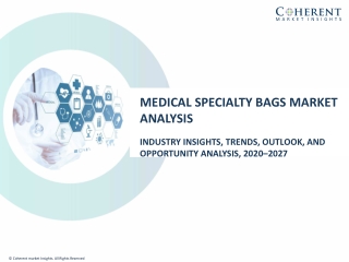 Medical Specialty Bags Market To Reach US$ 12,085.5 Million By 2027 - Coherent Market Insights