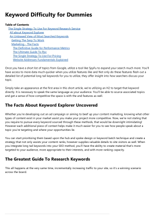 The Best Advice You Could Ever Get About Keyword Research Service