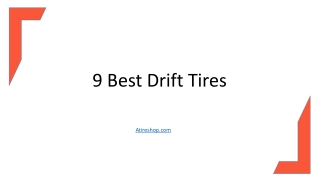 9 Best Drift Tires