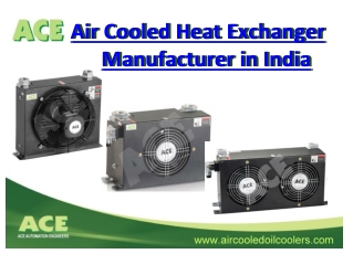ACE - Air Cooled Heat Exchanger Manufacturer in India