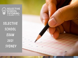 Selective School Exam 2021 Sydney