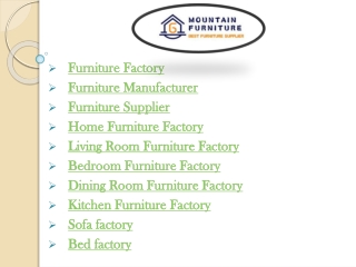 Furniture Factory