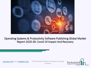 Operating Systems & Productivity Software Publishing Market Report 2020-30: Covid 19 Impact and Recovery