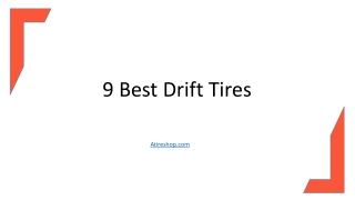 9 Best Drift Tires