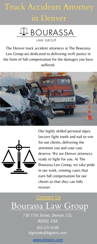 Denver Truck Accidents Attorney