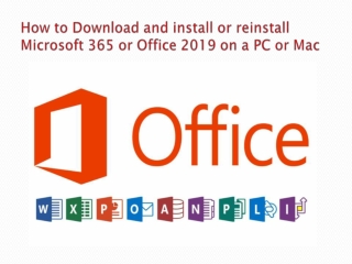 How to Download and Install MS Office