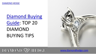 Diamond Buying Guide: TOP 20 DIAMOND BUYING TIPS