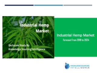Exclusive Study on Industrial Hemp Market by Knowledge Sourcing
