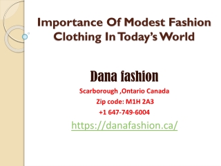 Importance Of Modest Fashion Clothing In Today’s World