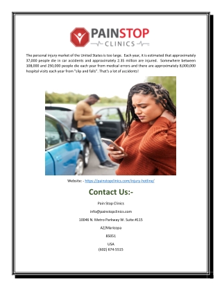 Auto Accident Injury Treatment Phoenix Az | Painstopclinics.com