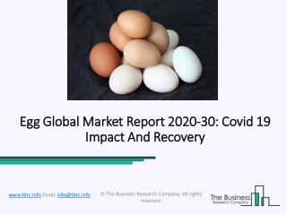 Egg Market Industry Growth, Trends and Global Analysis 2020