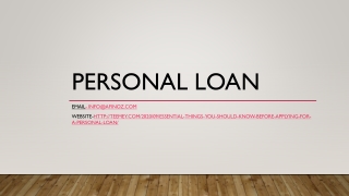 Essential Things You Should Know Before Applying For A Personal Loan