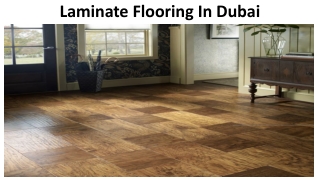 Laminate Flooring Dubai