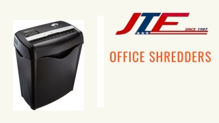 Office Shredders From JTF