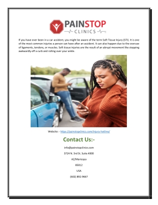 Auto Accident Injury Treatment Phoenix Az | Painstopclinics.com