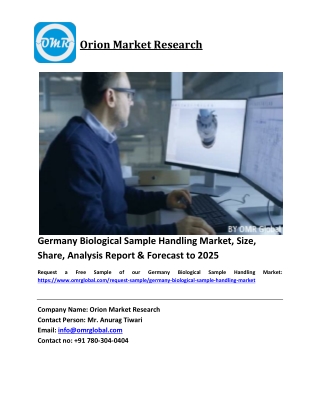 Germany Biological Sample Handling Market Size, Industry Trends, Share and Forecast 2019-2025